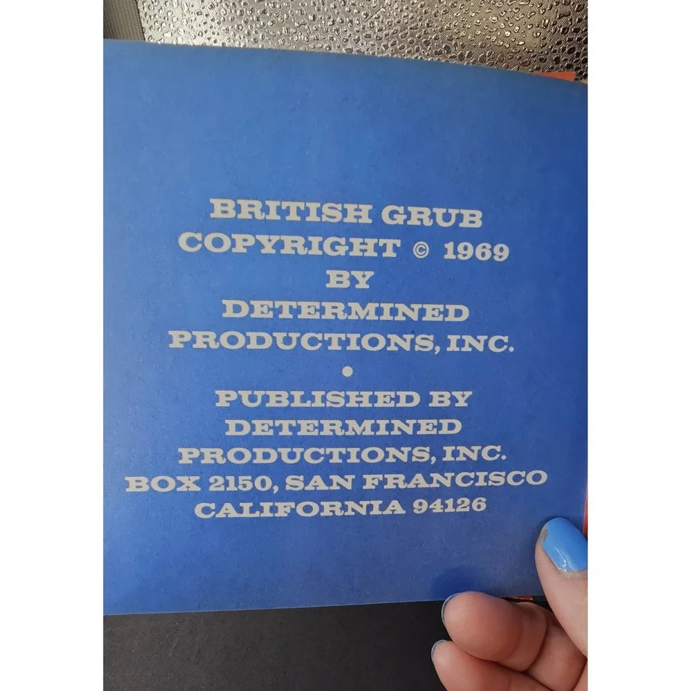 Vintage 1969 'BRITISH GRUB' by Brian Murphy-RARE & Funky Determined Productions
